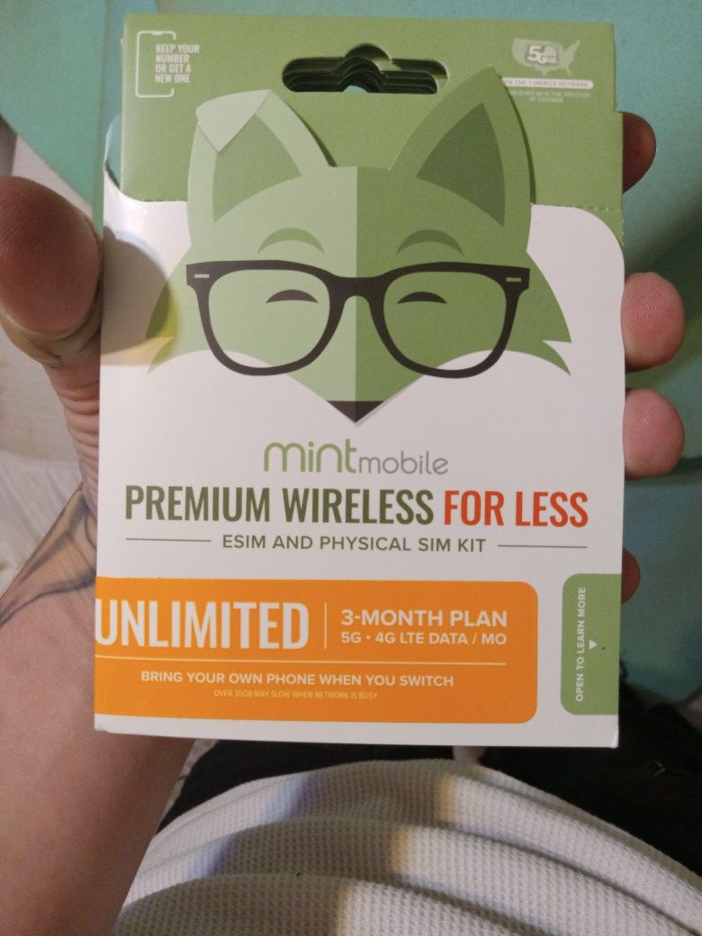 Mint Mobile 3 Month UNLIMITED SERVICE PLAN