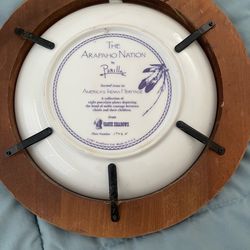 Ceramic plate with frame Native American