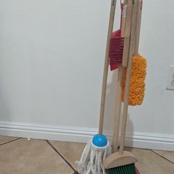 Melissa & Doug Let's Play House Dust! Sweep! Mop! 6 Piece Pretend Play Set