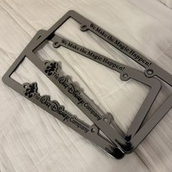 Two Disney Cast Member License Frames