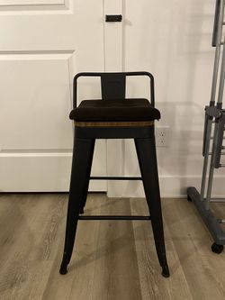 set of four barstools w/covers