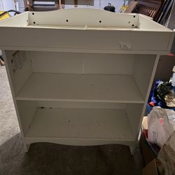 Changing Table With Shelves