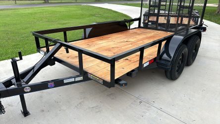 New 2024 12’ X 76” Utility Trailer Tandem Axle