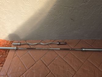 Seven foot olympic bar and curling bar
