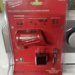 Milwaukee M12 Compact Charger and Portable Power Source (Tool Only) READ DESCRIPTION
