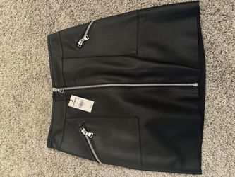 Express Leather Skirt
