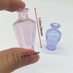 1.43 inch tall New 2 pcs Vases for Cat Whiskers/Tiny Flower