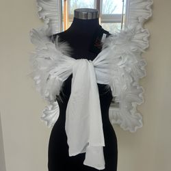 Linda Richards Fur shawl 