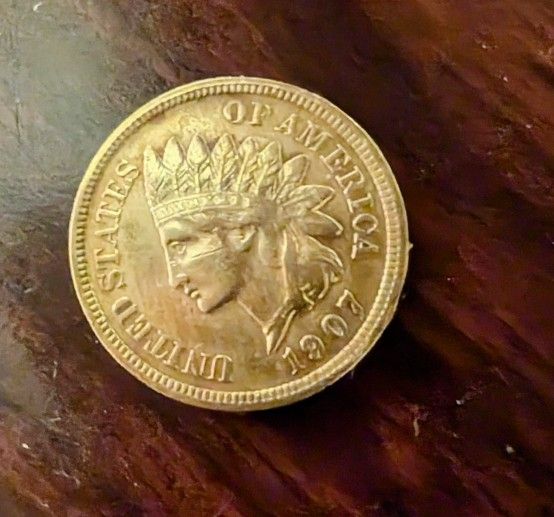 1907 Full Libert, Full Diamonds Indian Head Penny