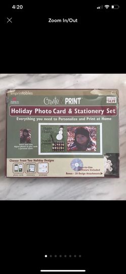 Christmas Holiday Photo Card Stationary