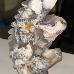 Iguana Purple Agate Crystal Carving 421G!!!🔥