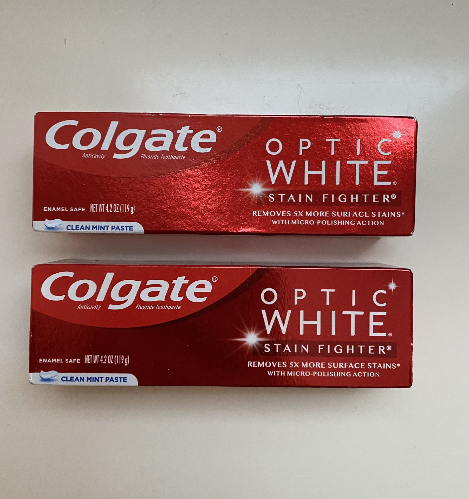 Colgate Optic White toothpaste