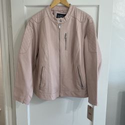 Levi's® Faux-Leather Motorcycle Racer Jacket