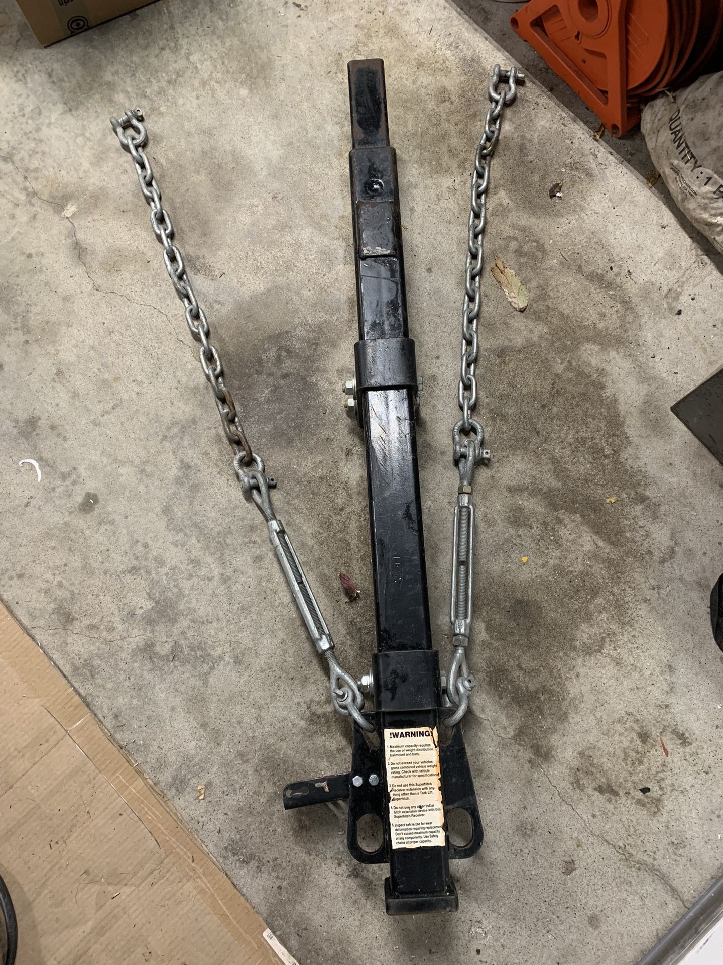 Torklift Supertruss Hitch Extension 36”