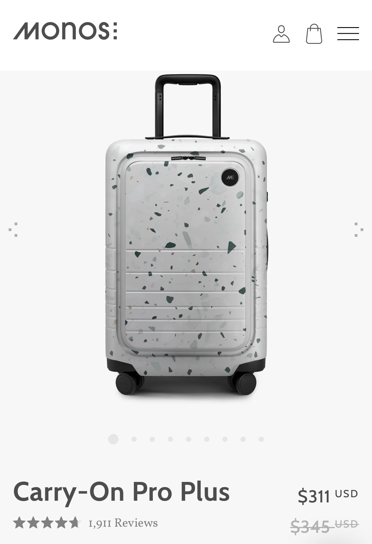Monos Carry On Pro Plus And Check In Medium