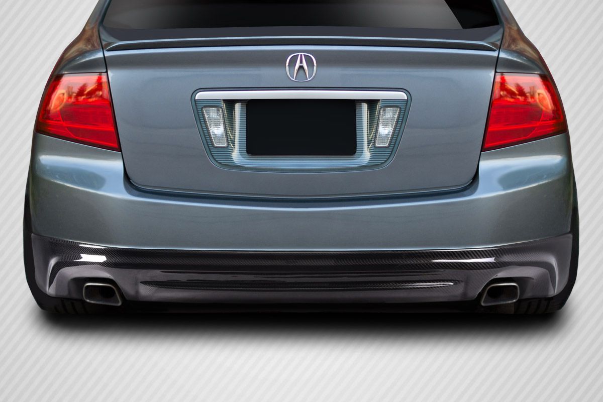 Blemished 2004-2008 Acura TL Carbon Creations Aspec Look Rear Lip - 1 Piece