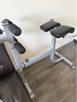 Adjustable ab lower back extension machine $70 obo