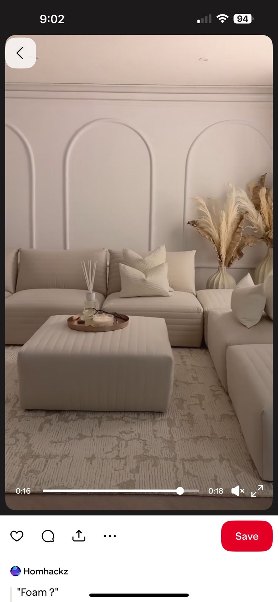 Small Sofa Boucle Modular White