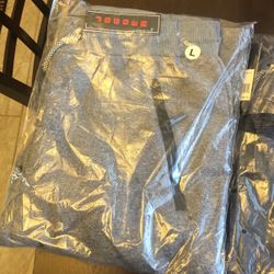 Men’s Joggers Size L - Light Blue/grey And Heather Blue