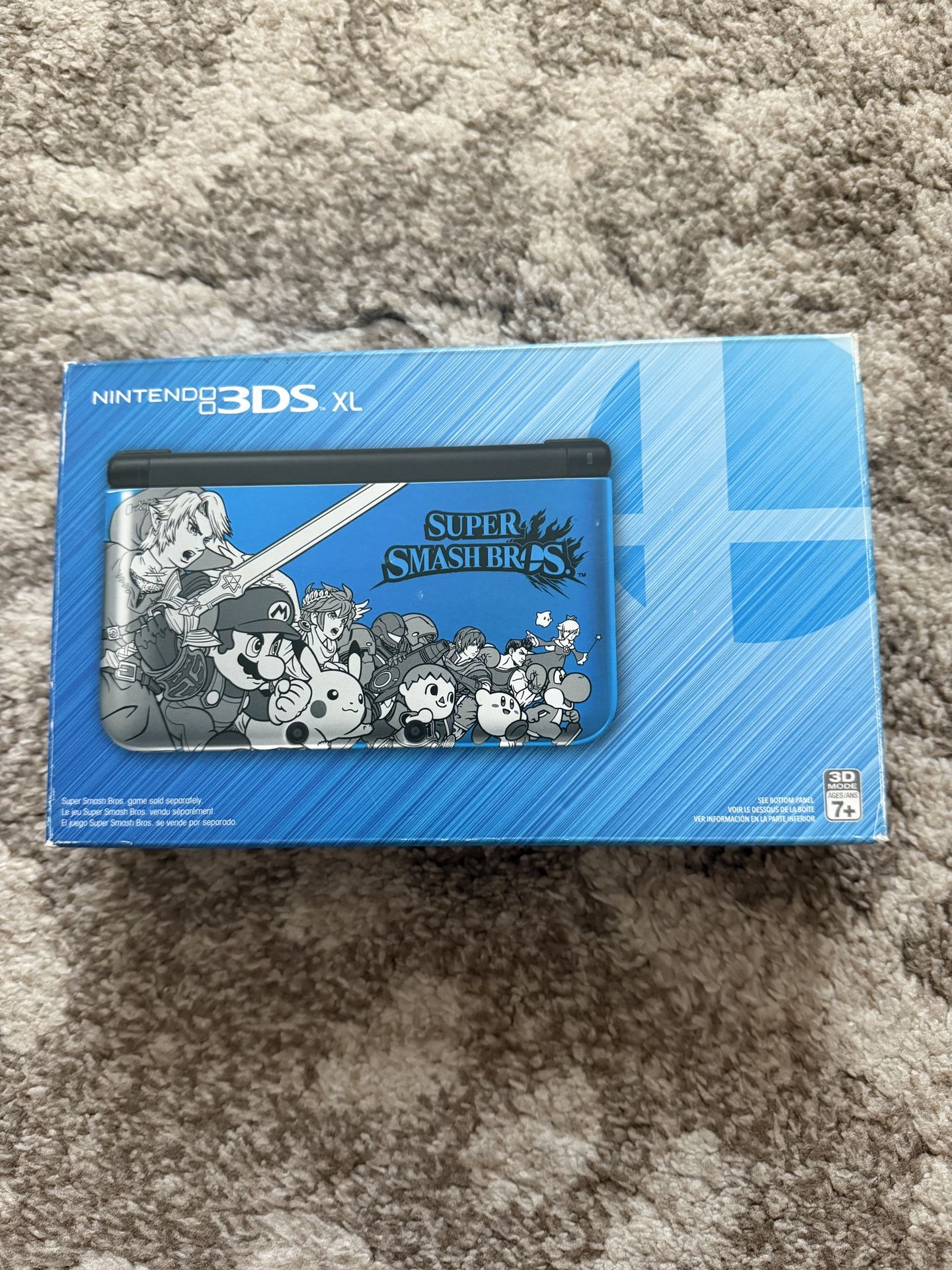 Nintendo 3ds xl Super smash bros edition blue