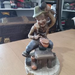 Ceramic Cobbler Figurine