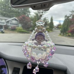 handmade Acrylic beads car hanger car charms 