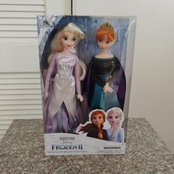 Disney Frozen 2 Queen Anna Snow Queen Elsa Doll Set