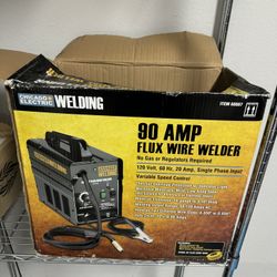 90 Amp Flux Wire Welder With Helmet 