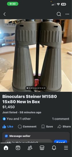 Steiner binoculars M1580 15x80