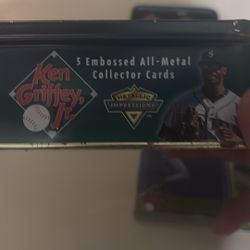 5 Embossed All- Metal Collector Cards