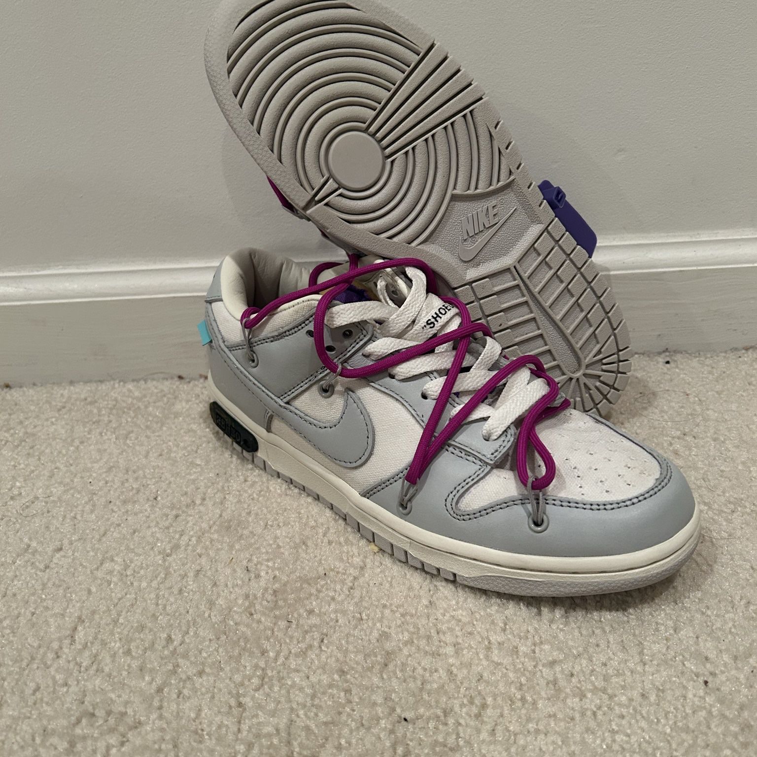 Nike Dunk Low 'Off-White Lot 28' Size 8 for Sale in Woodstock, MD 