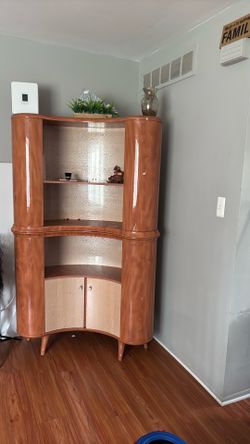matching curio kitchen or dining room table with matching curio