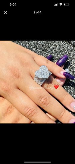 925 Silver Heart Ring 