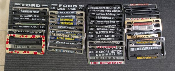 License Plate Frames