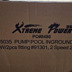 Xtreme Power Pool & Spa pump 75035 2HP AS-IS.