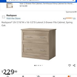 2 Drawer Lateral File Cabinet