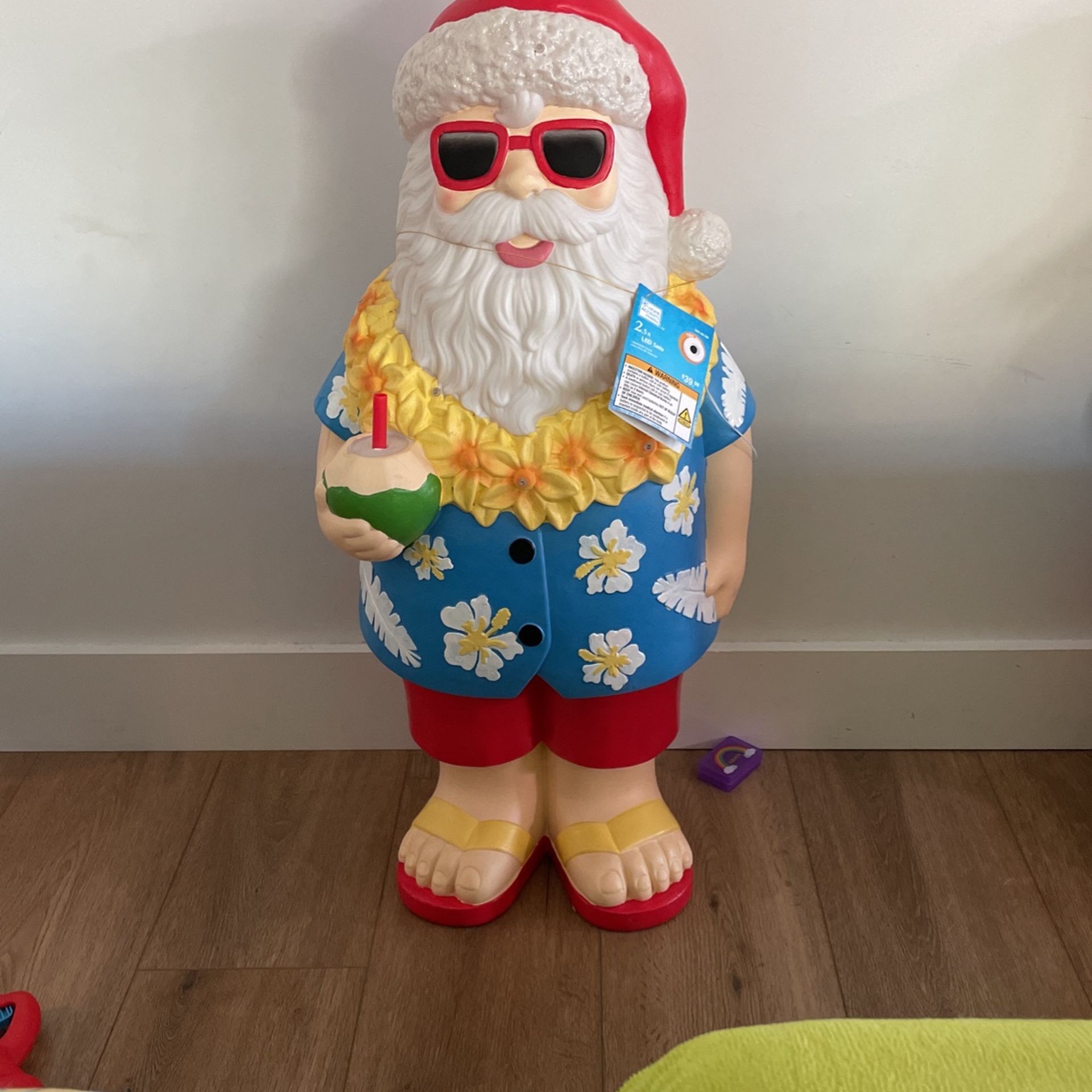 2.5 ft. LED Coastal Santa