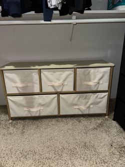 5-Drawer Fabric Storage Dresser