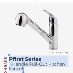 Pfirst Series 1-Handle Pull-Out Kitchen Faucet
