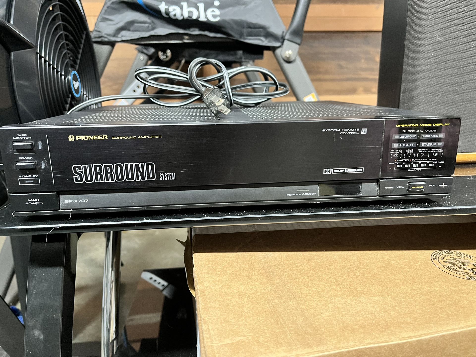 Pioneer Surround Sound Amplifier (SP-X707)