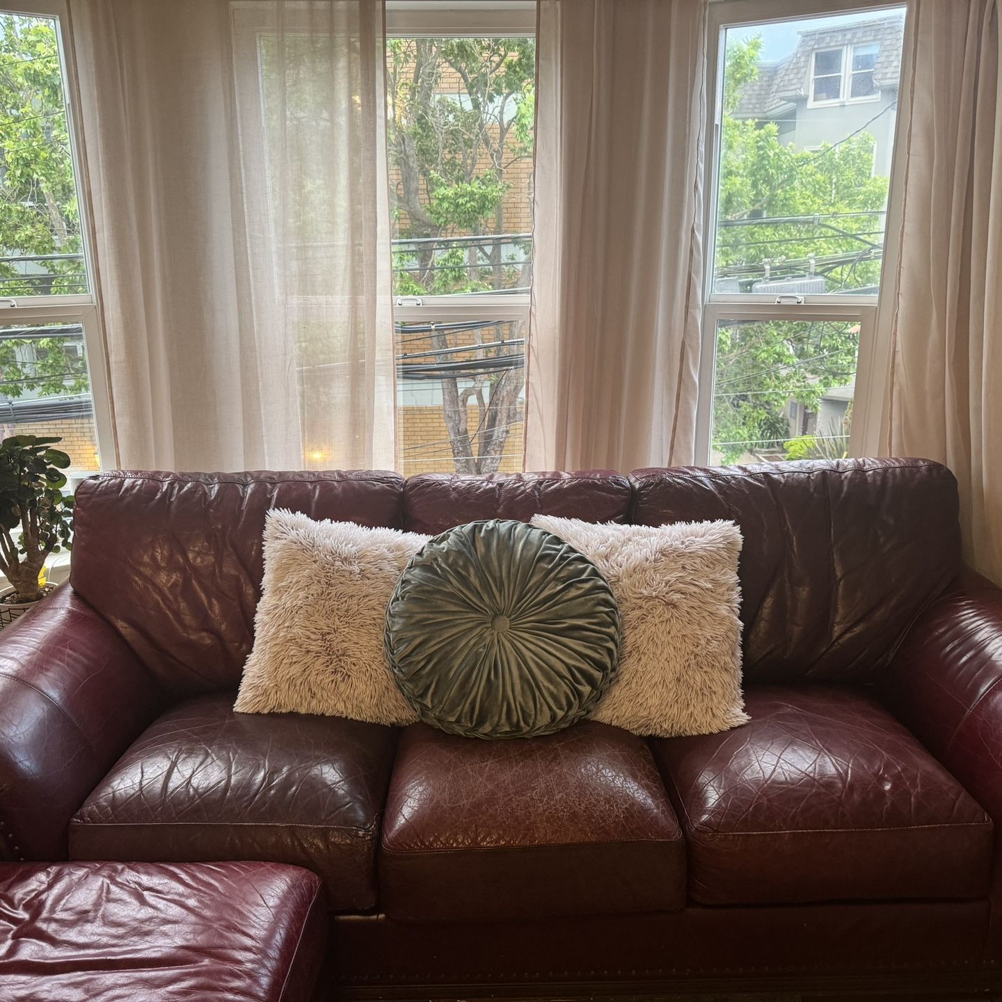 3 Seater Leather  Couch