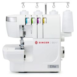 SINGER Elite SE017 Overlock Machine lets you sew, finish, and Trim Seams