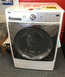 New scratch and dent kenmore washer. 1 year warranty