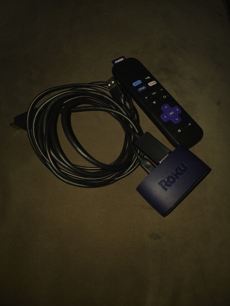 Roku with remote.