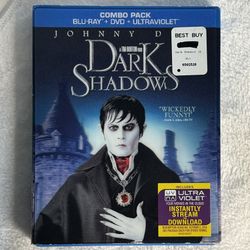 Dark Shadows 2012 Blu-ray Combo Pack 3D Slipcover - Johnny Depp - Tim Burton