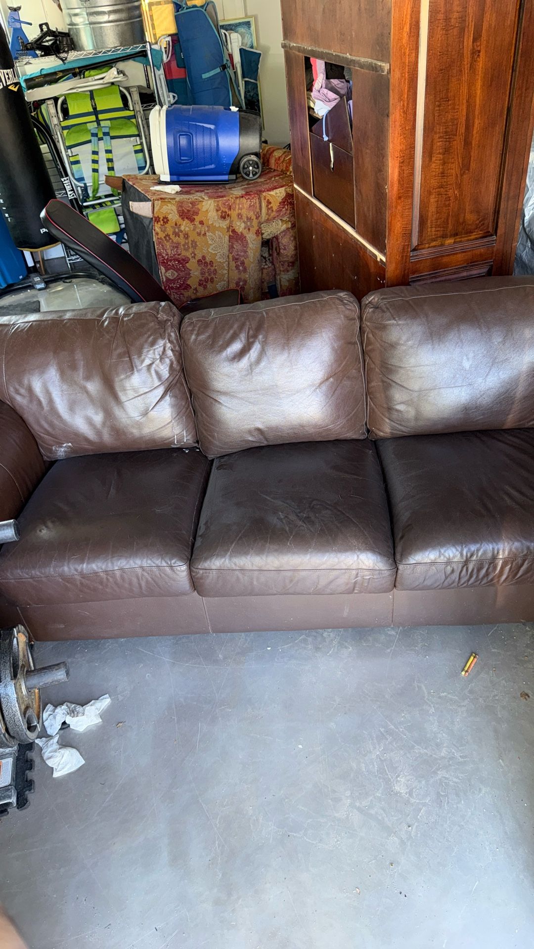 Leather Couch Used