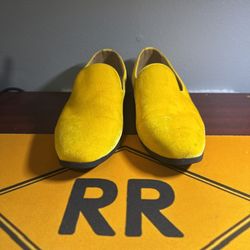 UUBARIS Velvet Loafers Slip-on Dress Classic Tuxedo Driving Shoes Mens Size 10