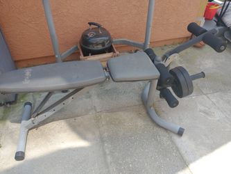 Workout Bench With Bar