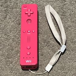 Official OEM Nintendo Wii Remote Controller Pink RVL-003 Genuine Tested