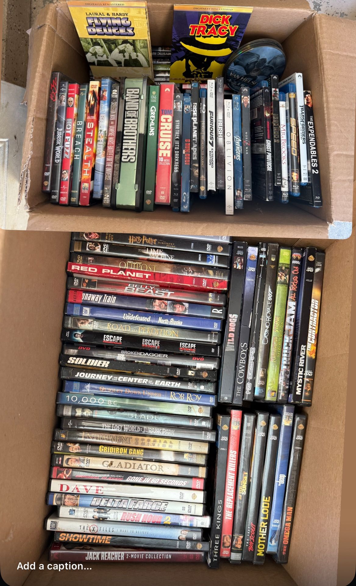 DVD’s and BLUE RAY movies